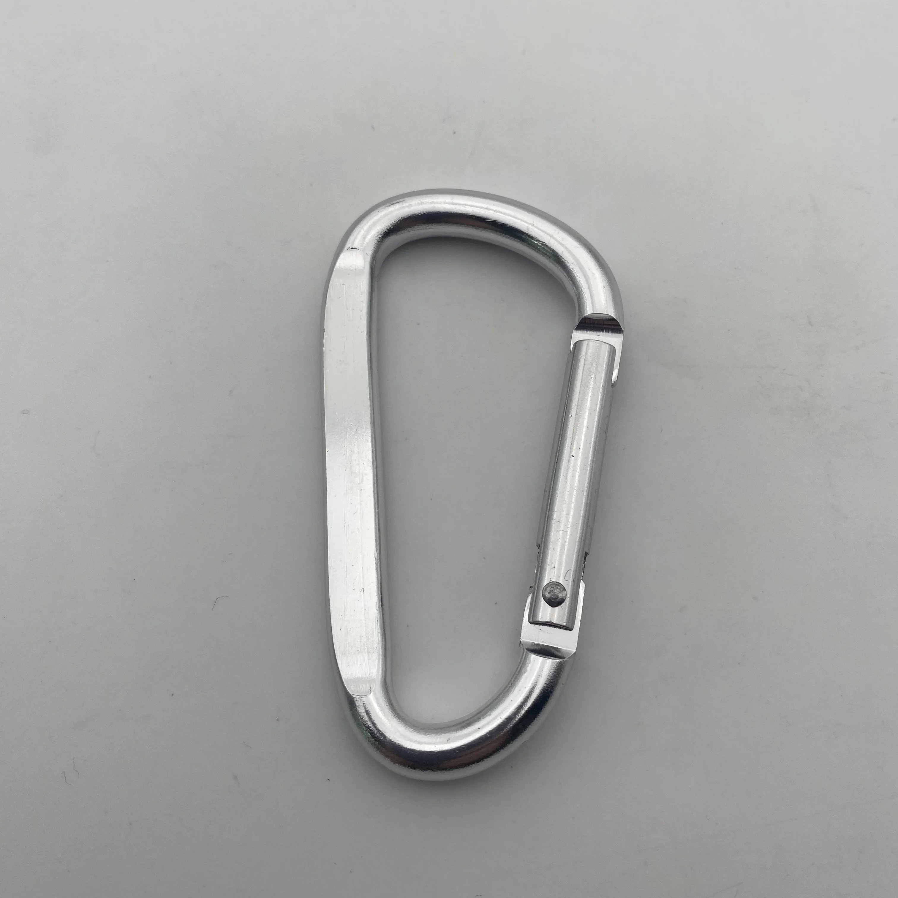 Flat D-ring carabiner / key hook (5 cm tier)
