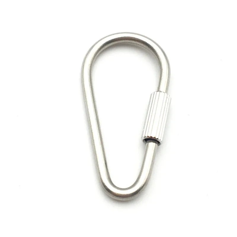 Pear-shaped screw hook quick link