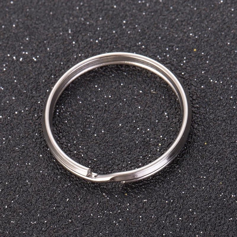 1.5×25 mm round iron keyring